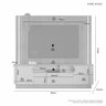 Estante para Tv e Home Afago Candian - 3