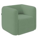 Ver mais imagens de Poltrona para Sala de Estar Decorativa Kit com 2 Maggie K04 Bouclê Verde - Mpozenato