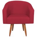 Ver imagem 5 de Kit 2 Poltronas Decorativa Jade Design Moderno Sala de Estar Quarto Escritório Confortável Luxo Pés