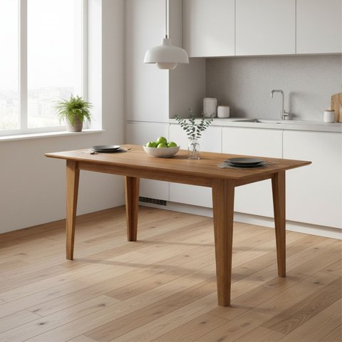 Mesa de Jantar Retangular 6 Lugares 160cm sem Cadeiras Liz Poliman Móveis