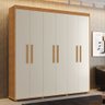 Guarda Roupa Casal 6 Portas 2 Gavetas Milão - 1