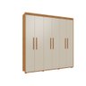 Guarda Roupa Casal 6 Portas 2 Gavetas Milão - 2