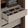 Guarda-Roupa Casal 8 Espelhos 2 Portas de Correr Essencial Espresso Móveis - 5