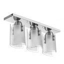 Ver imagem 1 de Lustre Plafon Calha De Vidro Triplo