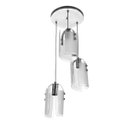 Ver imagem 3 de Lustre Pendente Calha De Vidro Triplo 1 Mt De Fio