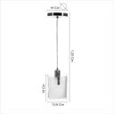 Ver imagem 4 de Lustre Pendente Calha De Vidro 1 Mt De Fio