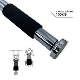 Barra de Exercício Porta Fixa Treino Flexão Crossfit Musculação - 2