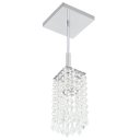 Ver imagem 2 de Lustre Pendente Quadrado Clearcrillic Cristal Acrílico com Lâmpadas 6000K (Branca Fria)