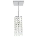 Ver imagem 4 de Lustre Pendente Quadrado Clearcrillic Cristal Acrílico com Lâmpadas 6000K (Branca Fria)