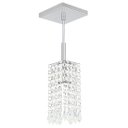 Ver imagem 3 de Lustre Pendente Quadrado Clearcrillic Cristal Acrílico com Lâmpadas 6000K (Branca Fria)