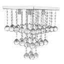Ver imagem 3 de Lustre Pendente De Cristal Legitimo Classic Square Long 30 com Lâmpadas 3000K (Branco Quente)
