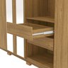 Guarda Roupas Noronha 6 Portas 100% Mdf Ideal para Ambientes Pequenos:nature - 8
