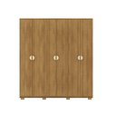 Ver imagem 2 de Guarda Roupas Noronha 6 Portas 100% Mdf Ideal para Ambientes Pequenos:nature