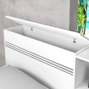 Ver imagem 4 de Cama Solteiro com Baú 2 Gavetas J&a Móveis Branco Jade 90x127x218
