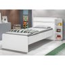 Cama Solteiro com Baú 2 Gavetas J&a Móveis Branco Jade 90x127x218 - 2