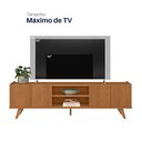 Ver imagem 4 de Rack Brazos para Tv até "75 4 Portas - Colibri - Freijo