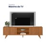 Rack Brazos para Tv até "75 4 Portas - Colibri - Freijo - 3