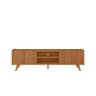 Rack Brazos para Tv até "75 4 Portas - Colibri - Freijo - 5