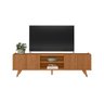 Rack Brazos para Tv até "75 4 Portas - Colibri - Freijo - 12