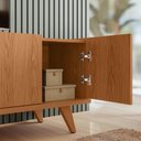 Ver imagem 7 de Rack Brazos para TV até 75 Polegadas 4 Portas Freijó Colibri Decor