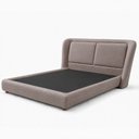 Ver mais imagens de Cama Japonesa com Cabeceira Blind Seo Queen Veludo Nobre Avelã - Sallar Home