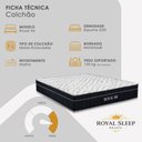 Ver imagem 5 de Cama Box Baú Casal Bipartido Suede com Colchão Molas Ensacadas Royal Air Marrom Royal