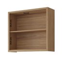 Ver imagem 3 de Armario Aereo Divina 80 Cm com 2 Portas Freijo/titanium