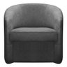 Conjunto 2 Poltronas Decorativas Conceito Orgânico Fly para Sala Bouclê Cinza Escuro Sofa Store - 4