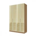 Ver imagem 1 de Cristaleira 4 Portas Vidro Reflecta Rodapé Nesher 70cm 100% MDF