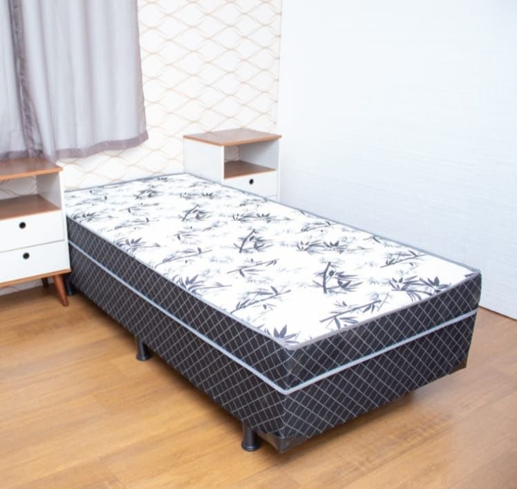 Cama Box solteiro conjugada ortopédica 88x188x43 - 2