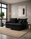 Ver imagem 1 de Sofá Madri Caixa Zero 180m - Preto