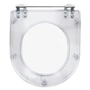 Ver imagem 1 de Assento Sanitário Acrilico Transparente Calypso para vaso Incepa
