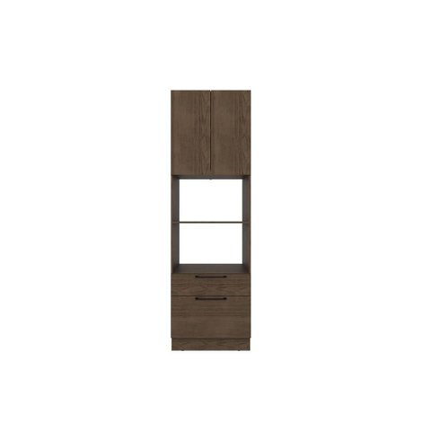 Paneleiro de Cozinha Amsterdam Ph 3141 Torre Quente C/ 2 Portas 2 Gavetas e 2 Nichos P/ Forno 70cm