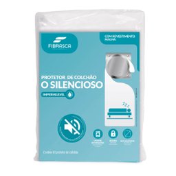 Protetor de Colchão Impermeável O Silencioso Slip Queen 160x200 Fibrasca - 1