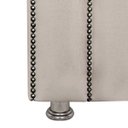 Ver imagem 5 de Cabeceira Estofada Ravena para Cama Box Queen Size 160cm Veludo Bege