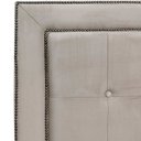 Ver imagem 4 de Cabeceira Estofada Ravena para Cama Box Queen Size 160cm Veludo Bege
