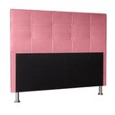 Ver imagem 1 de Cabeceira King 1,95m Roma Suede - Pallazio Cor Rosa