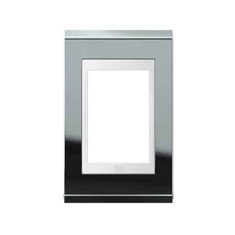 Placa Refinatto Concept 4x2 3módulos Titanio/branco-weg