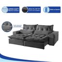 Ver imagem 3 de Sofá 2 Lugares Máximo Retrátil e Reclinável 2,00 Metros Móveis Mix