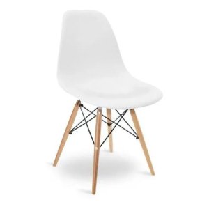 Cadeira Fixa Concha Eifel - Branco
