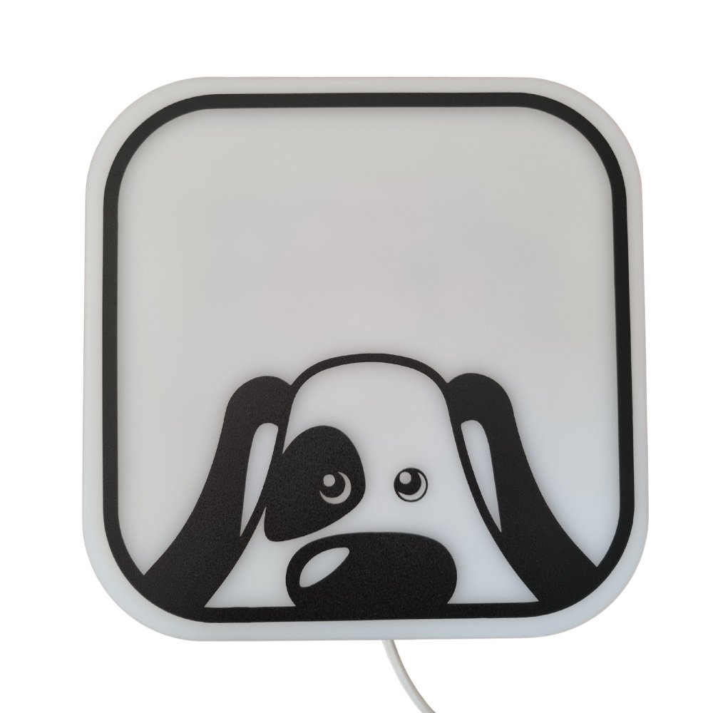 Luminária Box Natural - Cão Espião