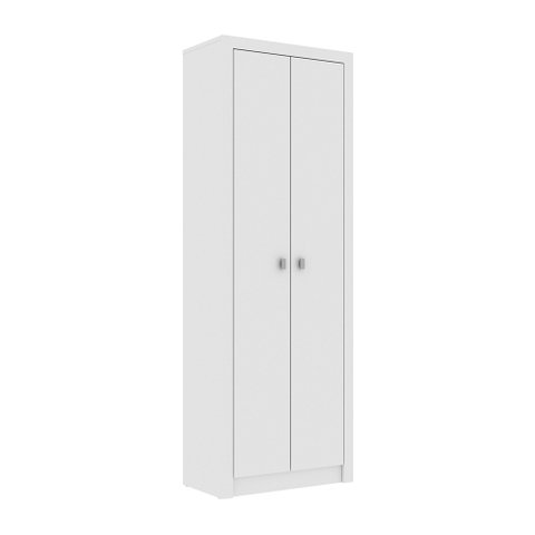 Armário Estante Alto para Escritório Home Office ME4105 MDP Branco - Gran Belo
