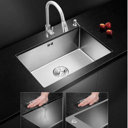 Cuba Pia Aço Inox Gourmet Cozinha 60x45cm com Acessórios Cor Aço Escovado - 4
