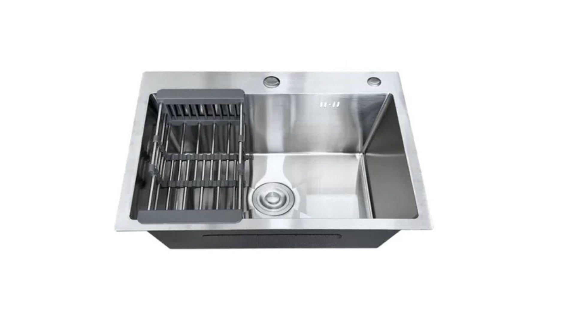 Cuba Pia Aço Inox Gourmet Cozinha 60x45cm com Acessórios Cor Aço Escovado - 8