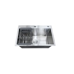 Cuba Pia Aço Inox Gourmet Cozinha 60x45cm com Acessórios Cor Aço Escovado - 8