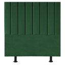 Ver imagem 2 de Cabeceira Estofada Cama Box Solteiro 100 Cm Sophia Suede:verde Musgo