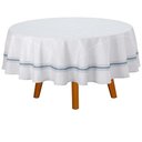 Ver imagem 2 de Toalha de Mesa Redonda 180cm Clean Renova Ciel D - Dohler Estampado Digital