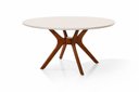 Ver imagem 5 de Mesa de Jantar 1,10 Red Vidro 4 Cad Mad Maciça Estofadas Telinha:off/off