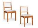 Ver imagem 6 de Mesa de Jantar 1,10 Red Vidro 4 Cad Mad Maciça Estofadas Telinha:off/off