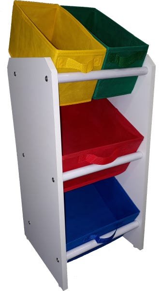 Organizador de Brinquedos Infantil Mini - Colorido - 2